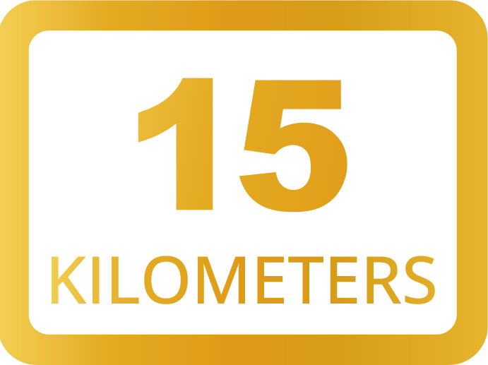 15 Kilometers